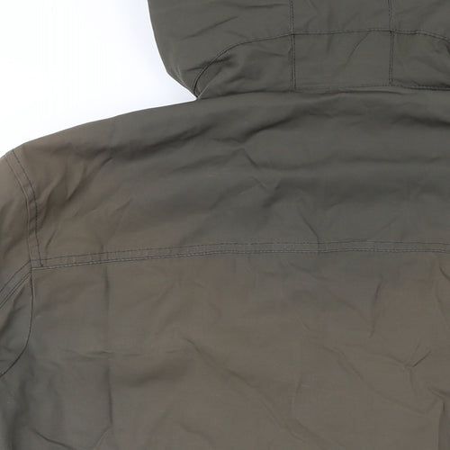 Fat Face Mens Green Jacket Coat Size M Zip