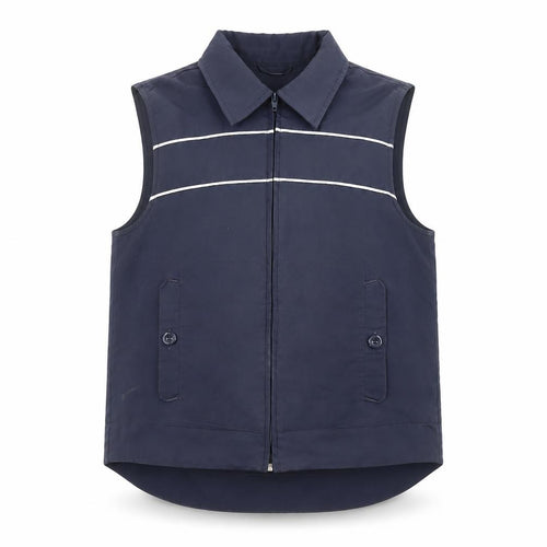Liz Golf Womens Blue Gilet Waistcoat Size S Zip