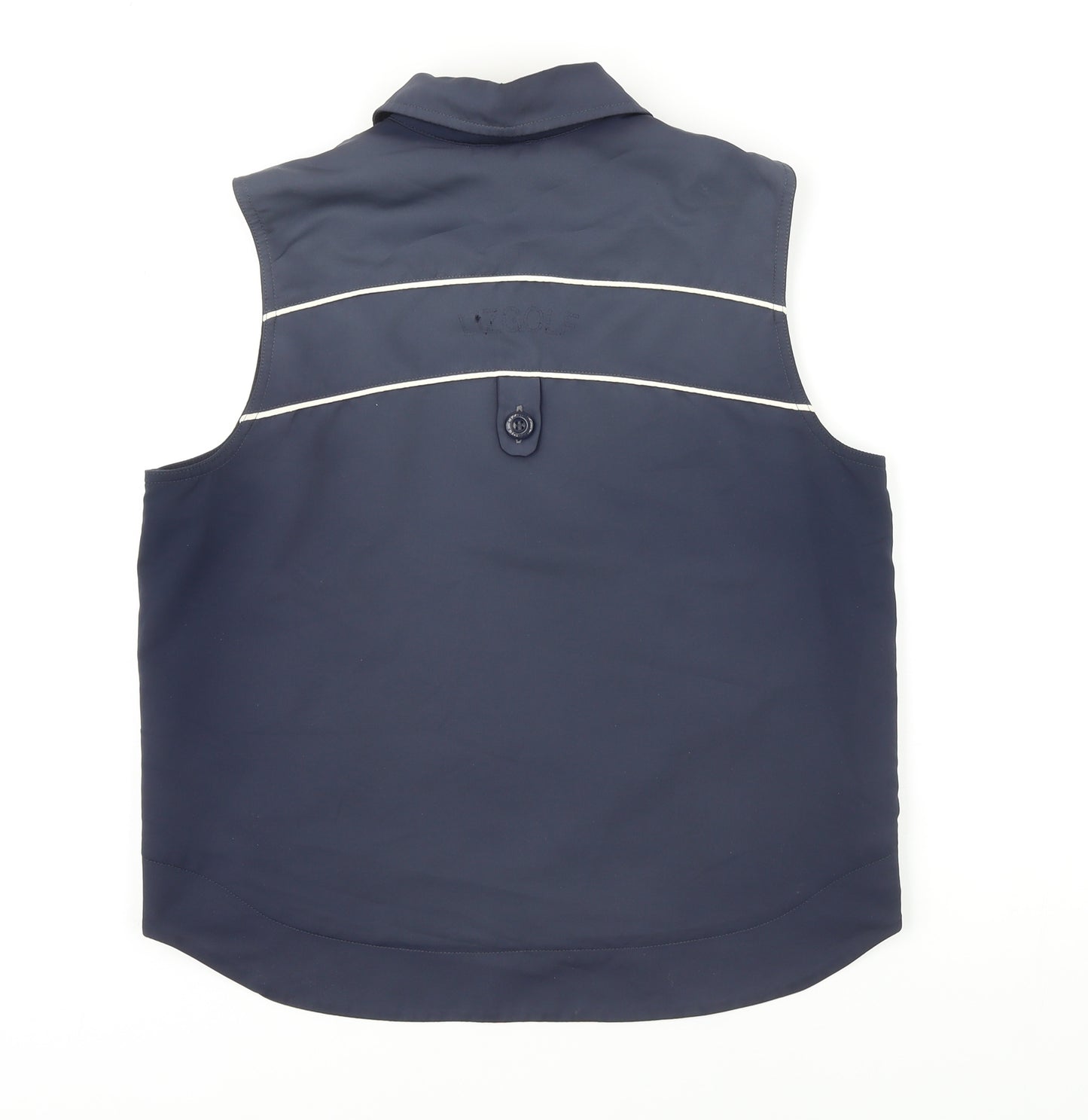 Liz Golf Womens Blue Gilet Waistcoat Size S Zip