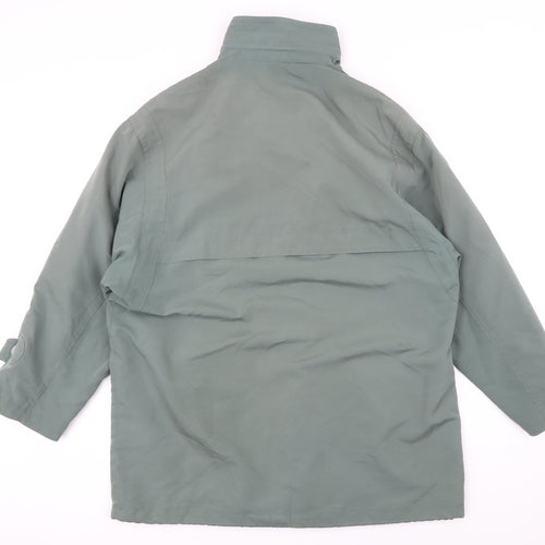 Dannimac Womens Green Jacket Coat Size 16 Zip