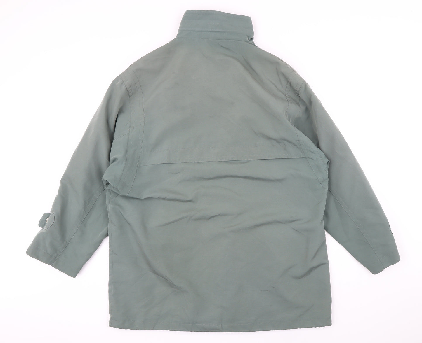 Dannimac Womens Green Jacket Coat Size 16 Zip