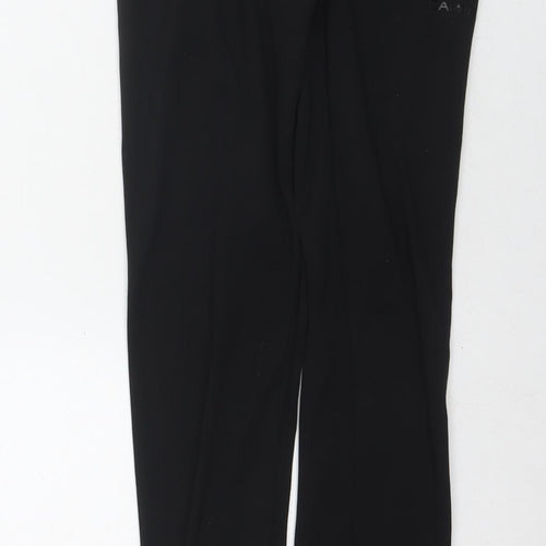 Campri Womens Black Polyester Pedal Pusher Leggings Size 8 L28 in