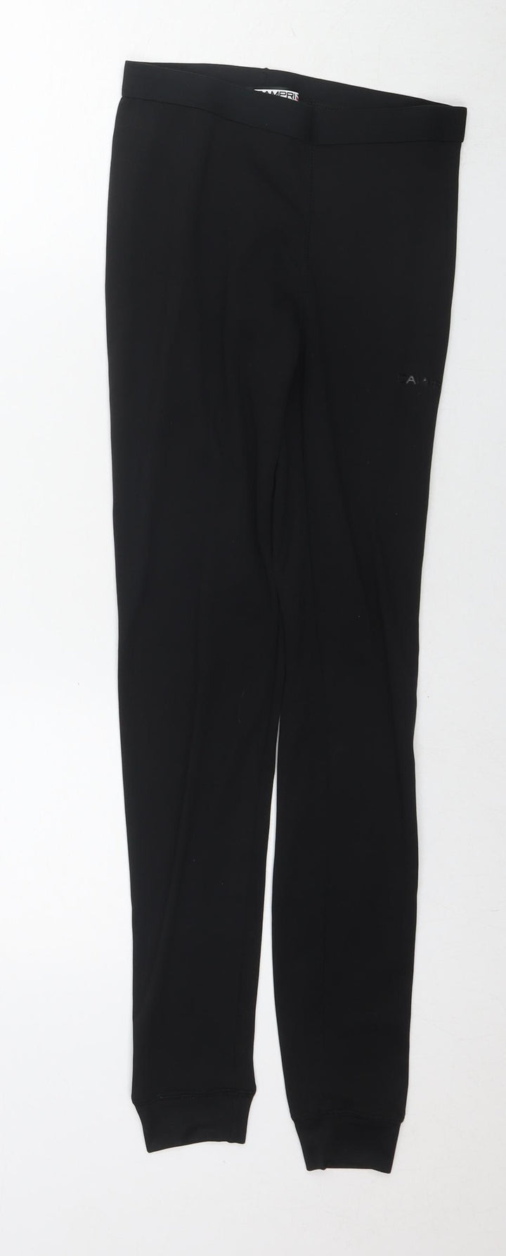 Campri Womens Black Polyester Pedal Pusher Leggings Size 8 L28 in