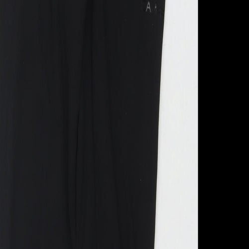 Campri Womens Black Polyester Pedal Pusher Leggings Size 8 L28 in