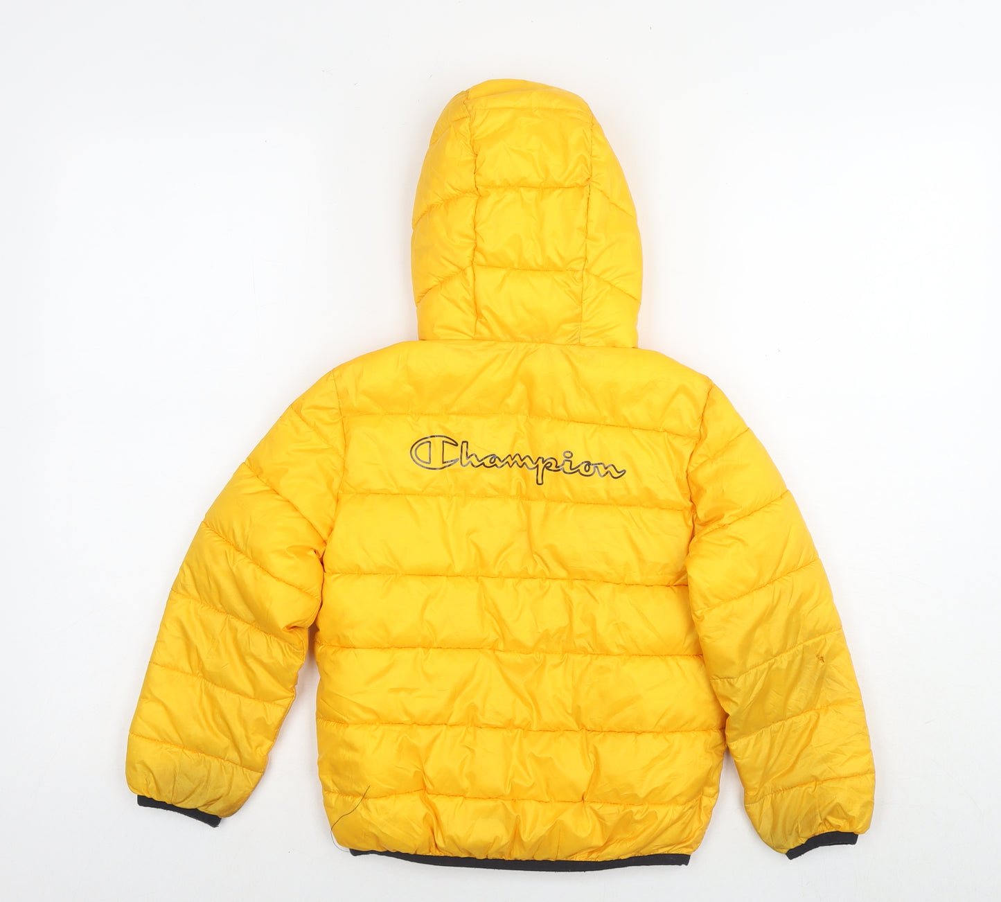 Champion Boys Yellow Jacket Size 5-6 Years Zip - Logo