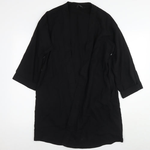 Dorothy Perkins Womens Black Kimono Blazer Size 14