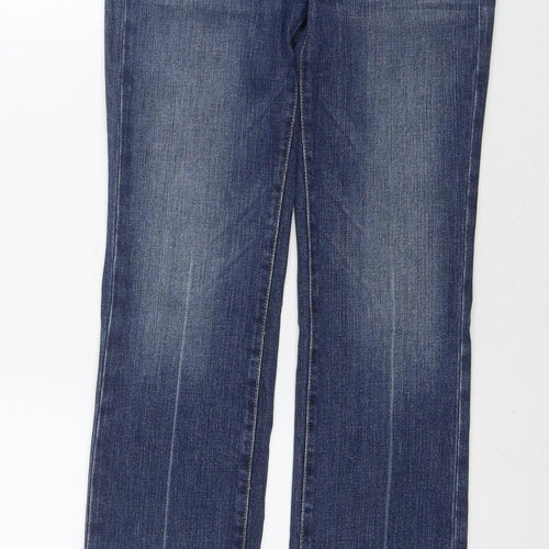 Paige Womens Blue Cotton Skinny Jeans Size 26 in L30 in Regular Zip