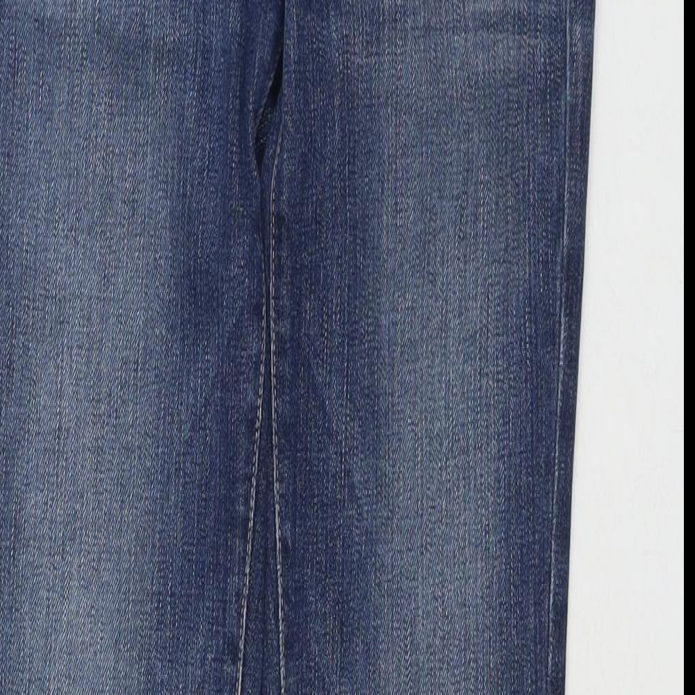 Paige Womens Blue Cotton Skinny Jeans Size 26 in L30 in Regular Zip