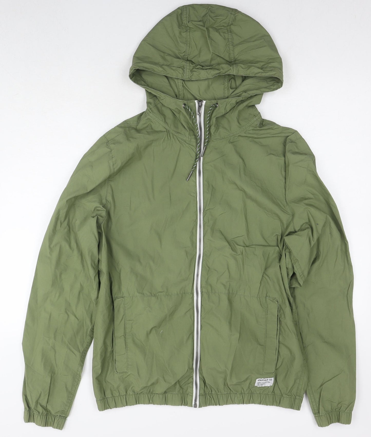 Bershka Womens Green Jacket Size M Zip