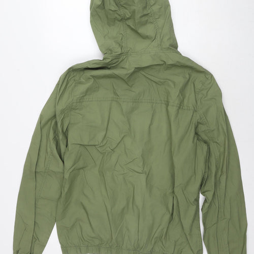 Bershka Womens Green Jacket Size M Zip