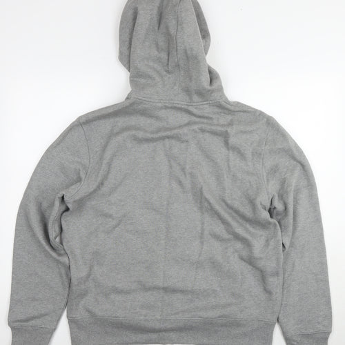 Marks and Spencer Mens Grey Polyester Full Zip Hoodie Size L