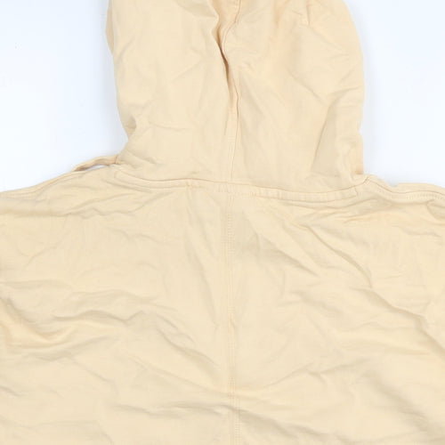 Broadway Womens Beige Cotton Pullover Hoodie Size L Pullover - Be Amazing