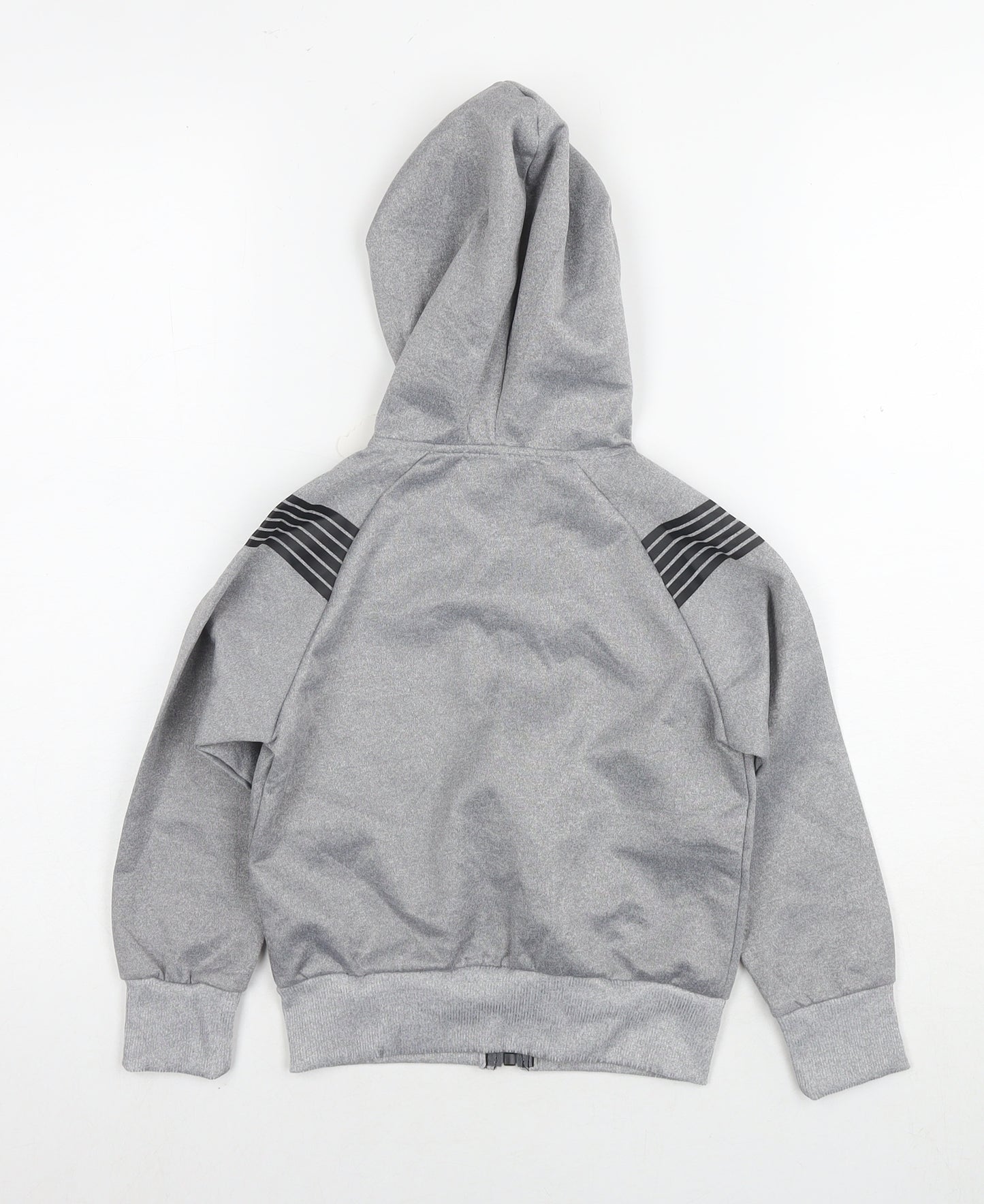 Marine Corps Boys Grey Polyester Full Zip Hoodie Size 4 Years Zip