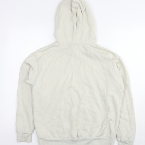 Disney Womens Beige Cotton Pullover Hoodie Size 10 Pullover - Size 10-12 Mickey Mouse
