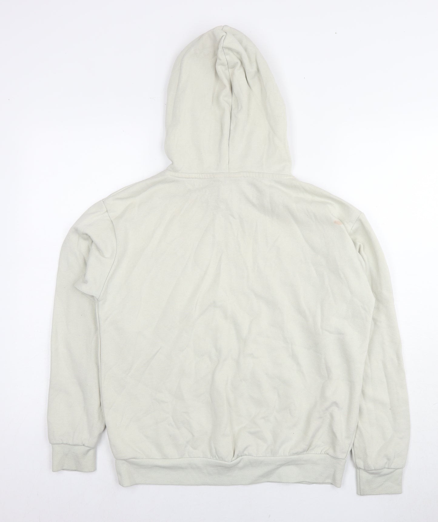 Disney Womens Beige Cotton Pullover Hoodie Size 10 Pullover - Size 10-12 Mickey Mouse