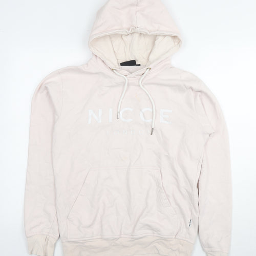 NICCE London Womens Pink Cotton Pullover Hoodie Size XS Pullover - Logo