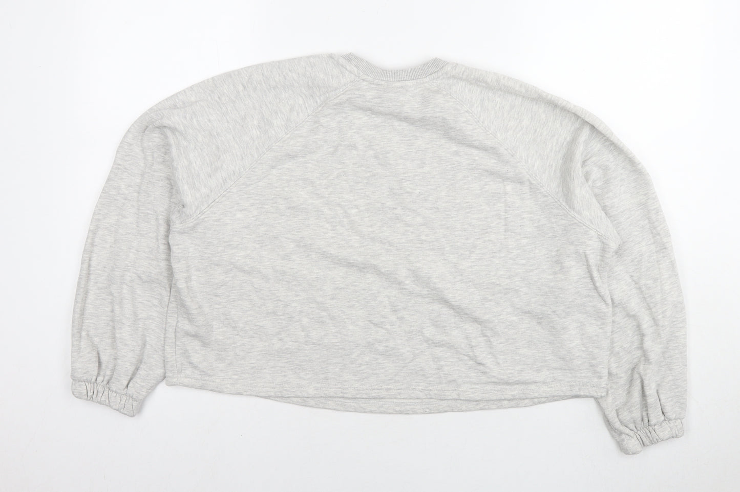 Pineapple Womens Grey Cotton Pullover Sweatshirt Size 10 Pullover - Logo Size 10-12