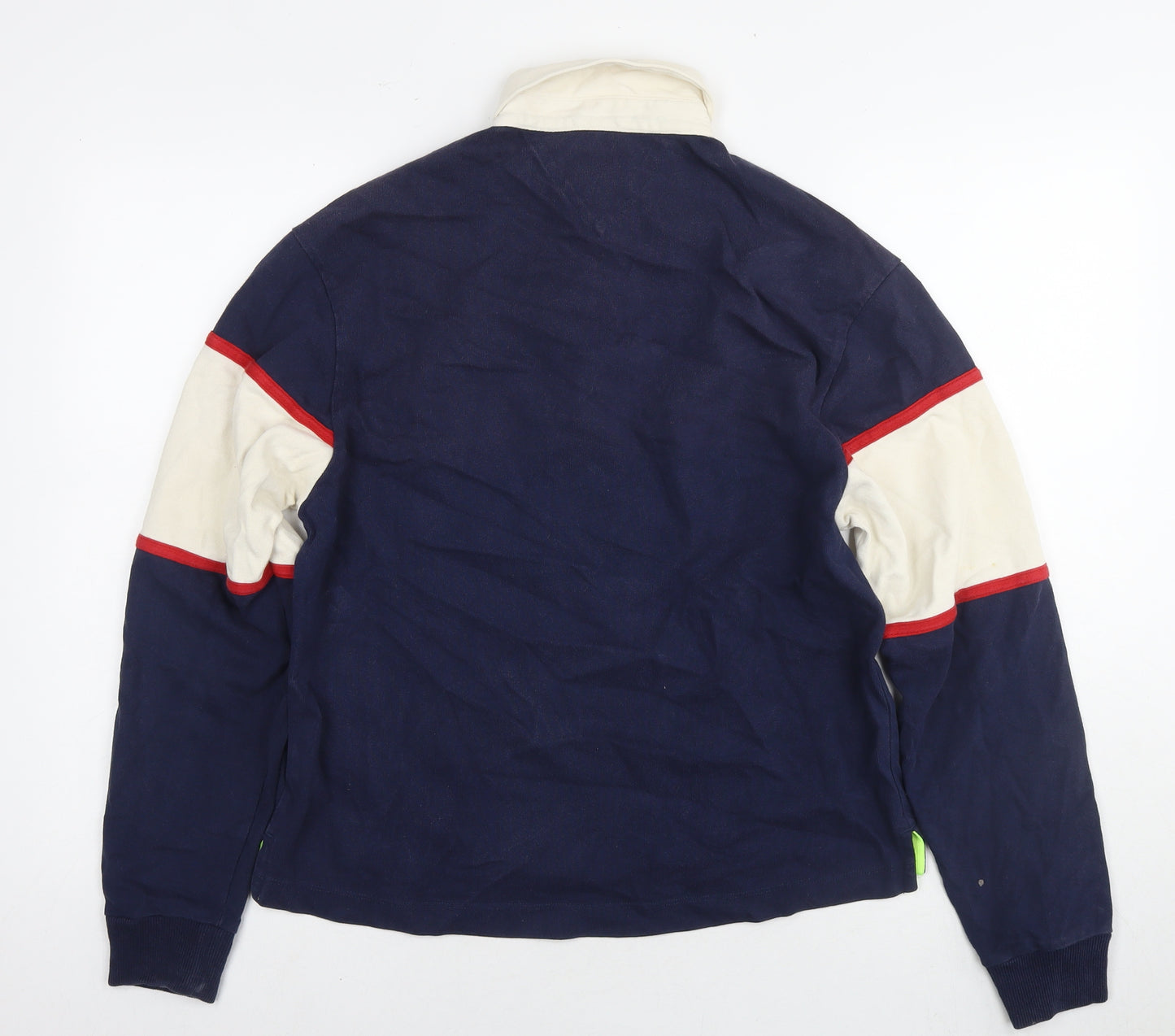 Tommy Hilfiger Mens Blue Cotton Pullover Sweatshirt Size M - Logo