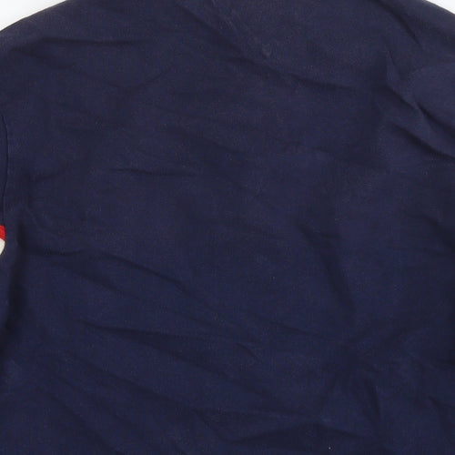 Tommy Hilfiger Mens Blue Cotton Pullover Sweatshirt Size M - Logo