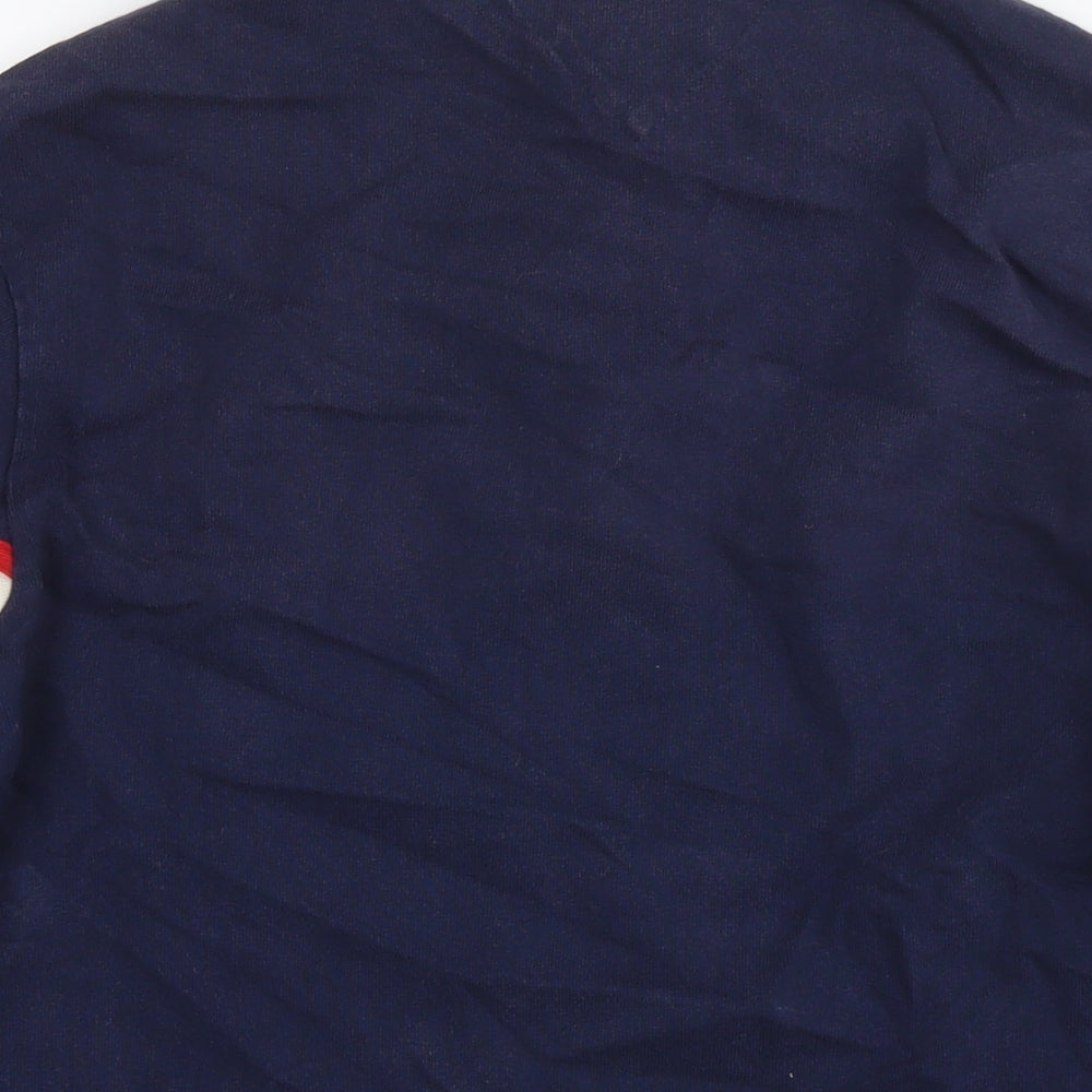 Tommy Hilfiger Mens Blue Cotton Pullover Sweatshirt Size M - Logo