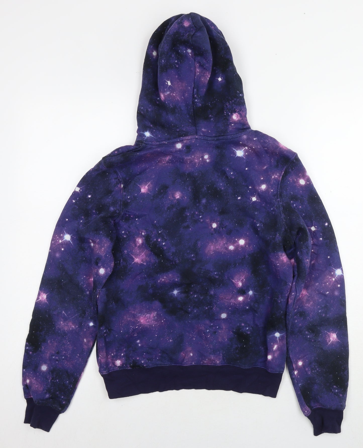 H&M Boys Purple Cotton Pullover Hoodie Size 12-13 Years Pullover - NASA Space