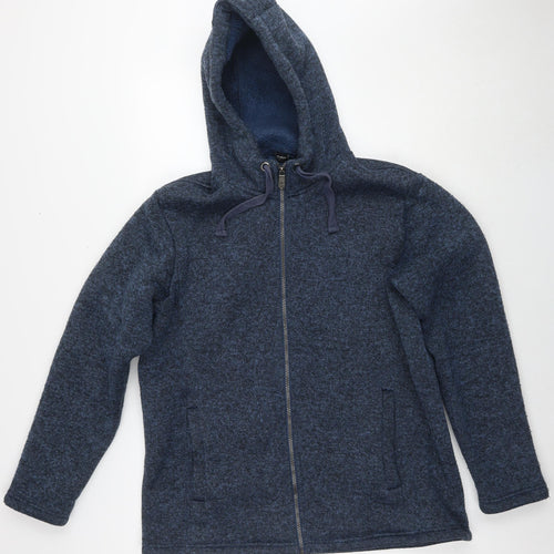 Cotton Traders Womens Blue Jacket Size L Zip