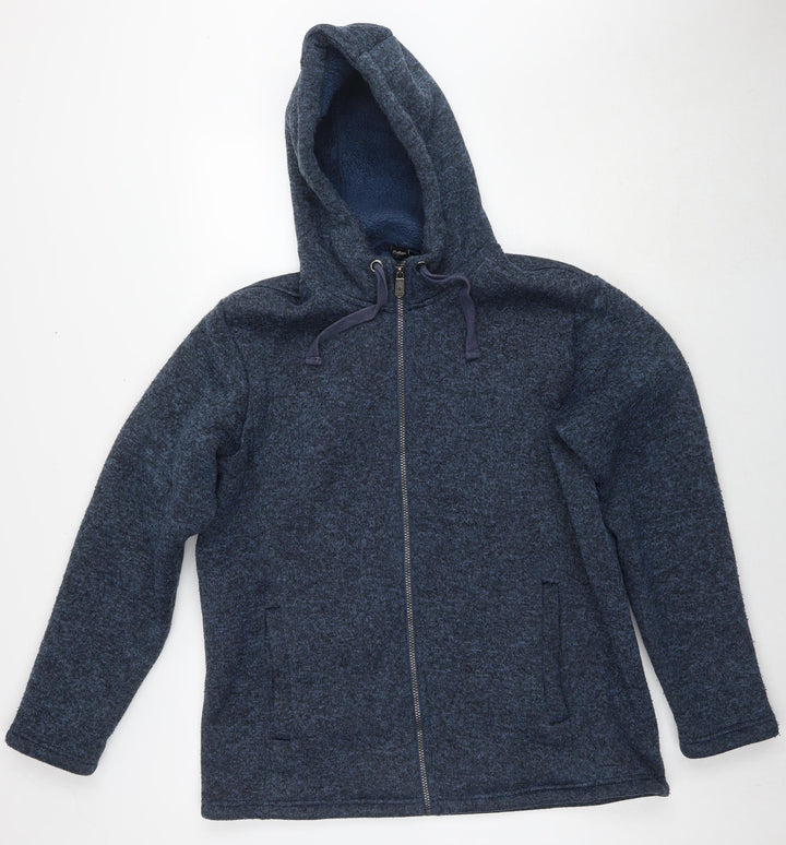 Cotton Traders Womens Blue Jacket Size L Zip