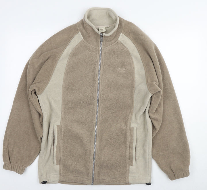 Cotton Traders Mens Brown Jacket Size XS Zip