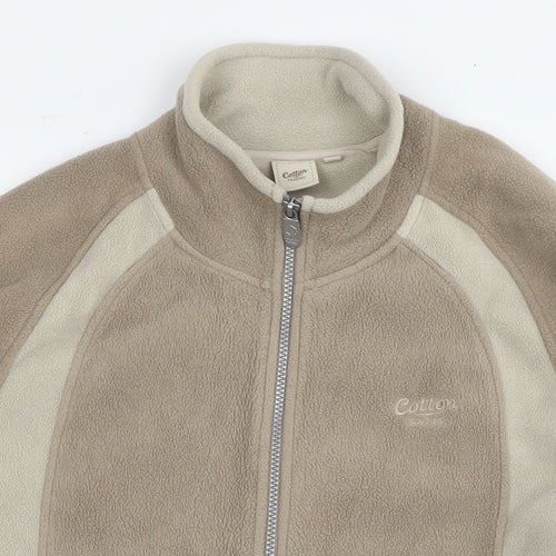 Cotton Traders Mens Brown Jacket Size XS Zip