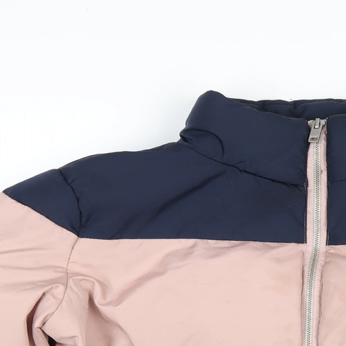 Greencoast Womens Blue Puffer Jacket Coat Size M Zip