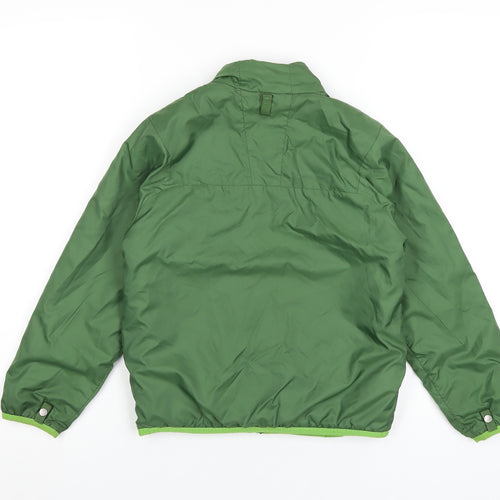 The North Face Boys Green Puffer Jacket Coat Size 7-8 Years Zip