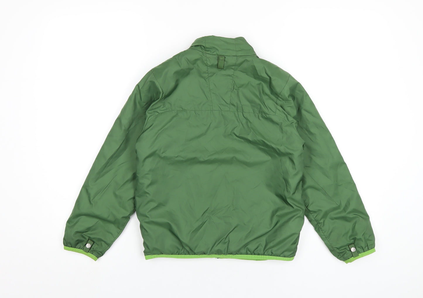The North Face Boys Green Puffer Jacket Coat Size 7-8 Years Zip