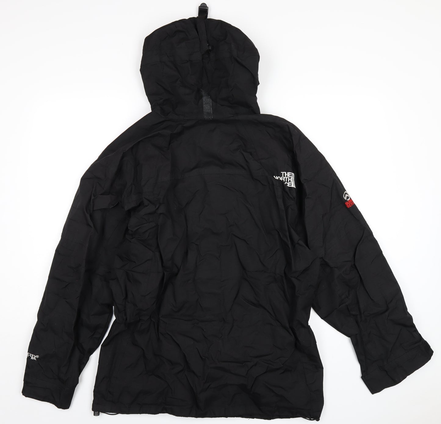The North Face Mens Black Rain Coat Coat Size M Zip