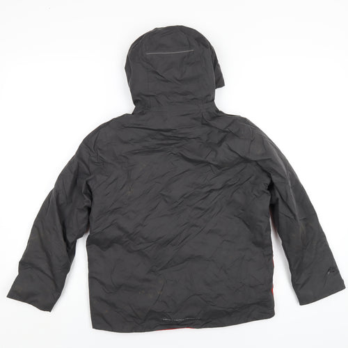Craghoppers Boys Grey Rain Coat Coat Size 9-10 Years Zip