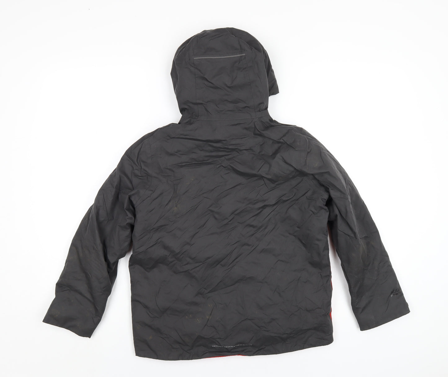 Craghoppers Boys Grey Rain Coat Coat Size 9-10 Years Zip