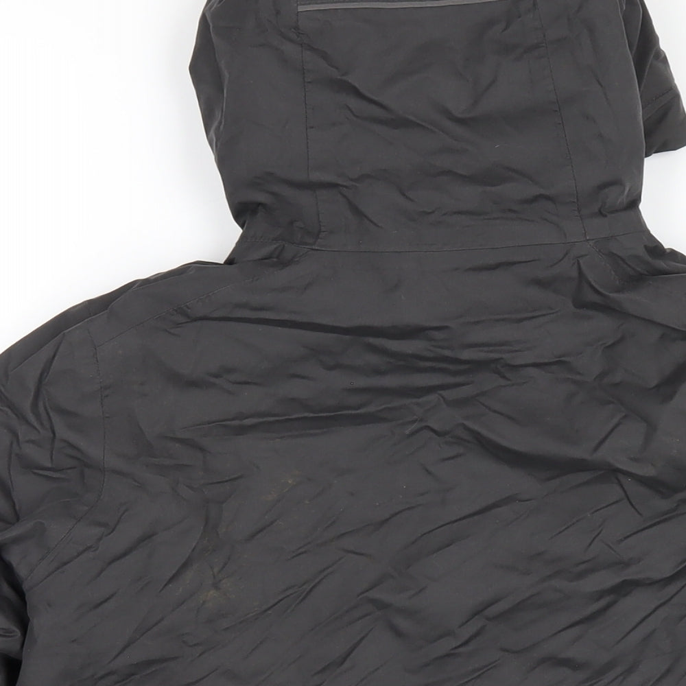 Craghoppers Boys Grey Rain Coat Coat Size 9-10 Years Zip