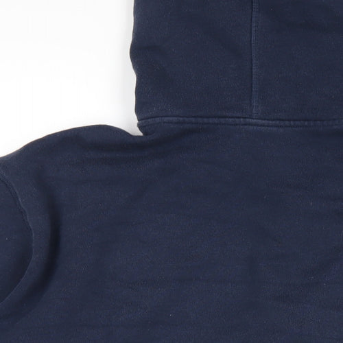 Bench Mens Blue Cotton Full Zip Hoodie Size 2XL