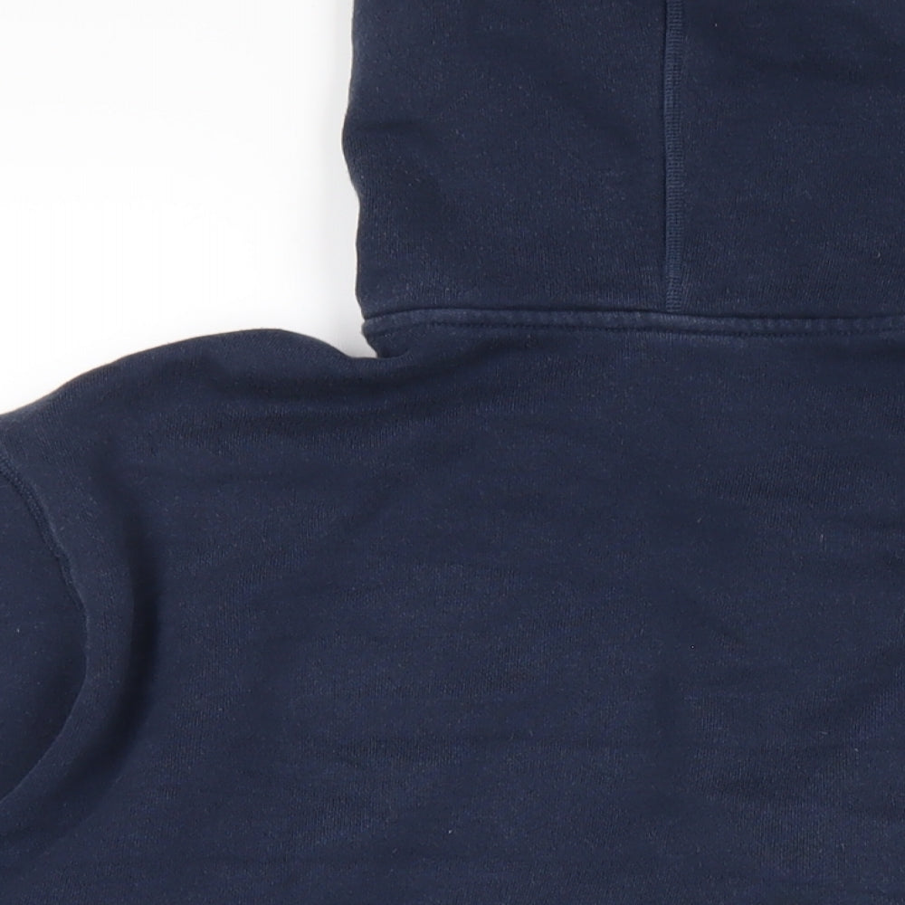 Bench Mens Blue Cotton Full Zip Hoodie Size 2XL