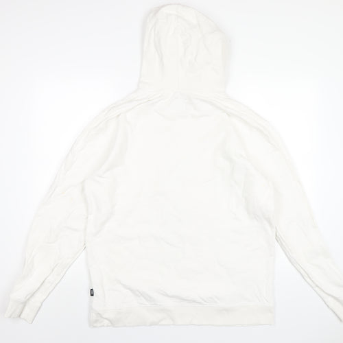 VANS Mens White Cotton Pullover Hoodie Size L