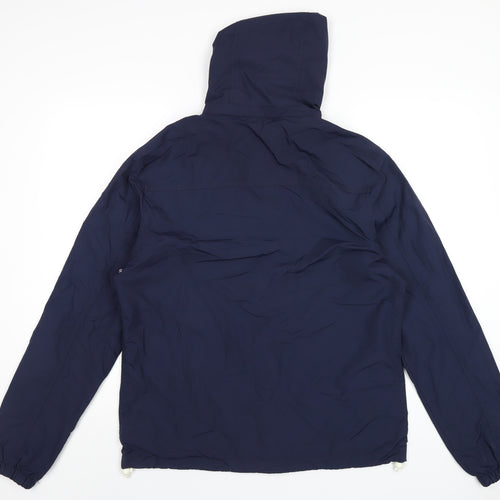Penfield Womens Blue Rain Coat Coat Size M Zip