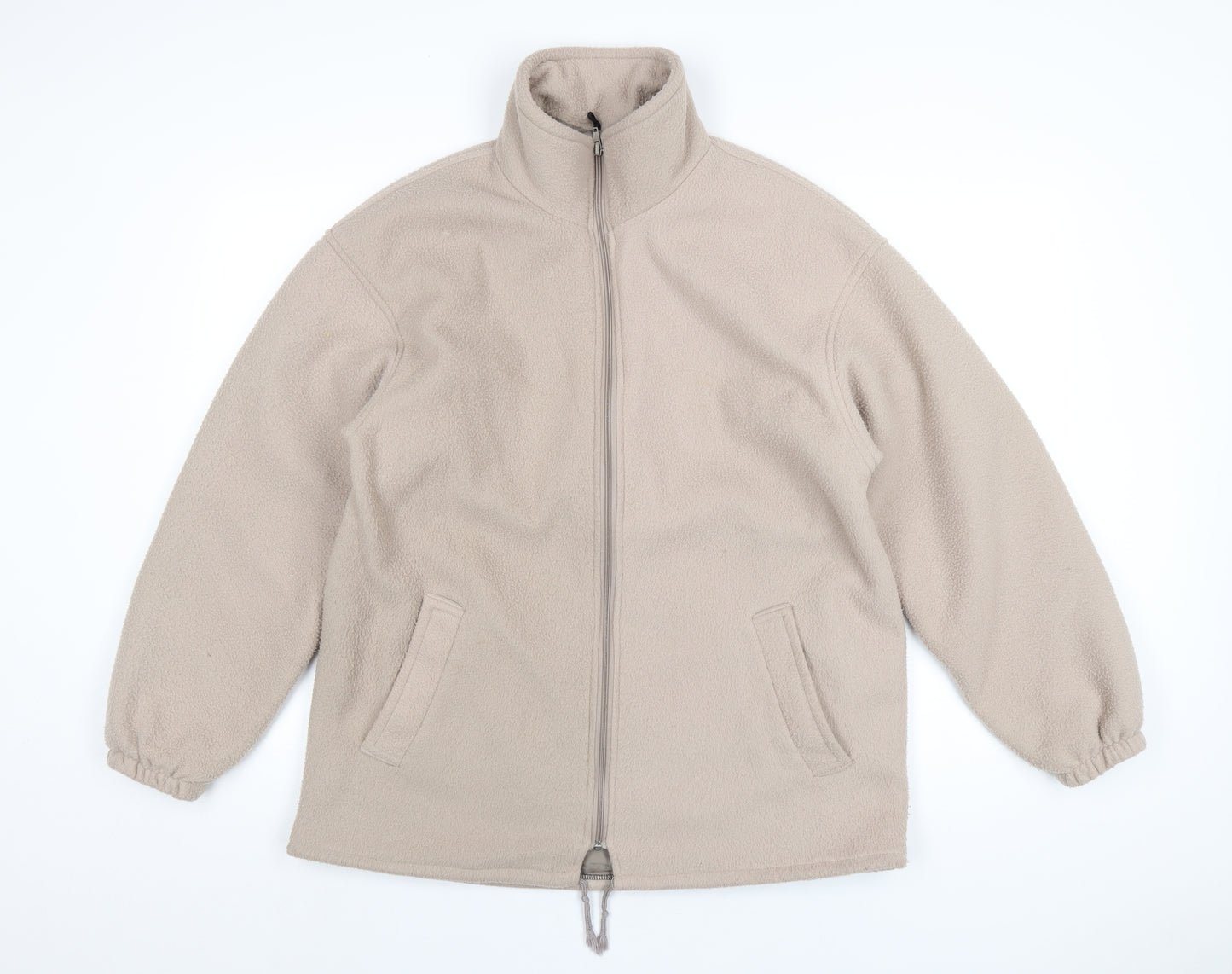 High Mount Mens Beige Jacket Size L Zip