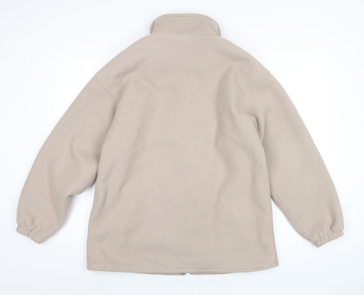 High Mount Mens Beige Jacket Size L Zip