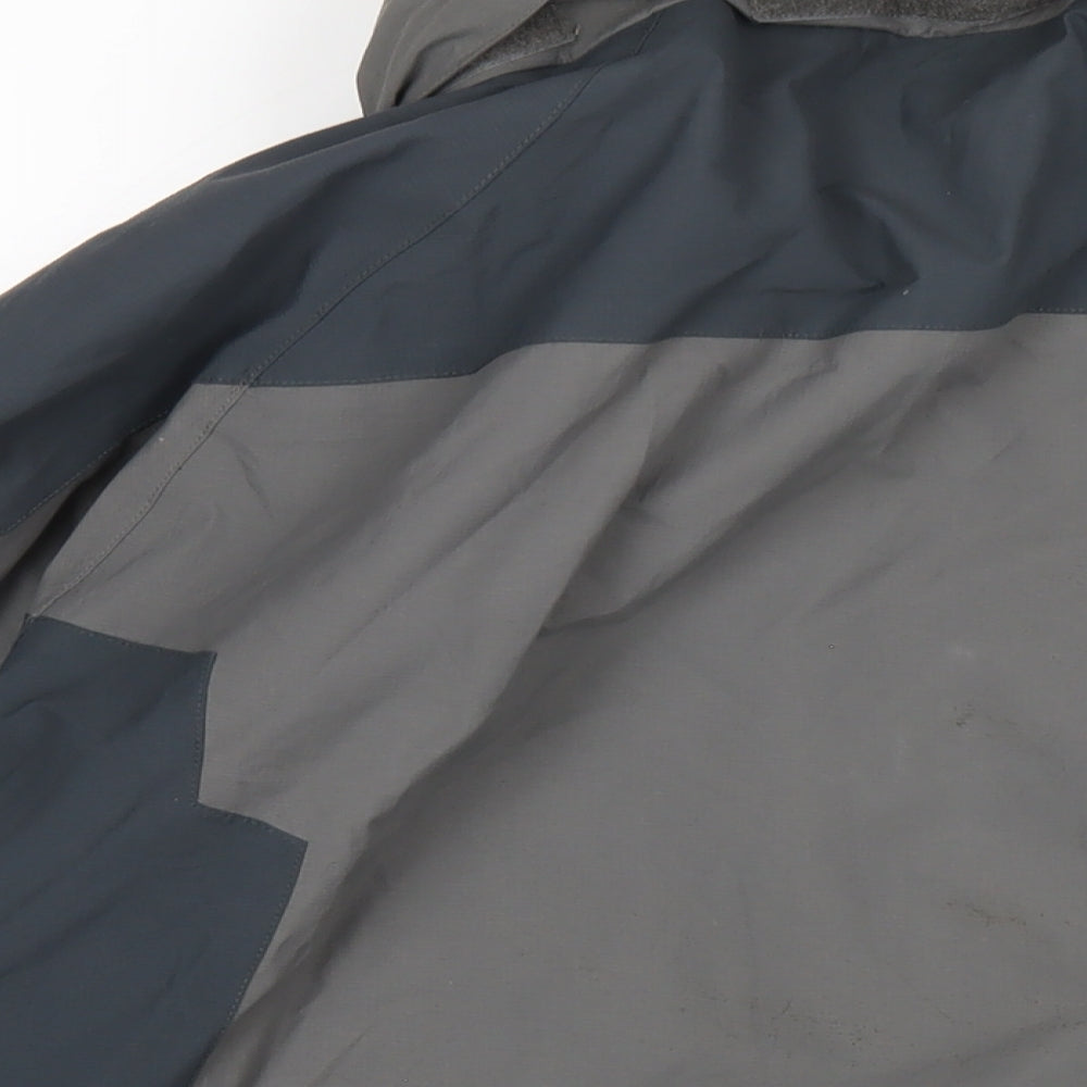 Sprayway Mens Grey Rain Coat Coat Size L Zip