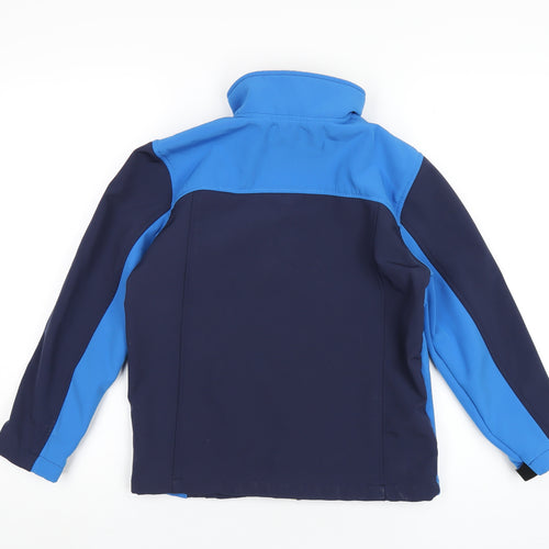 Snozu Boys Blue Rain Coat Coat Size 10-11 Years Zip