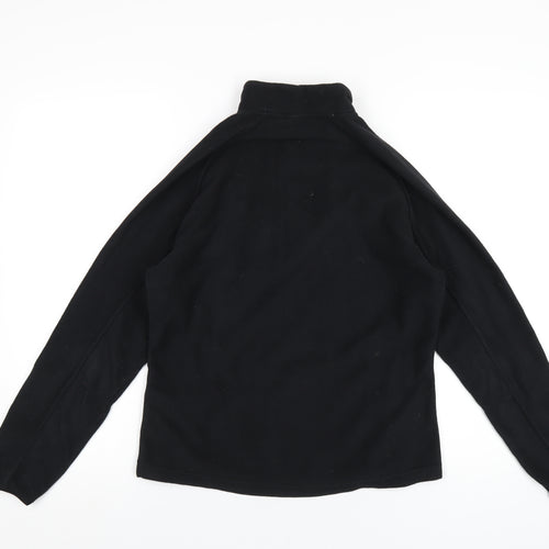Quechua Womens Black Polyester Pullover Sweatshirt Size M Zip