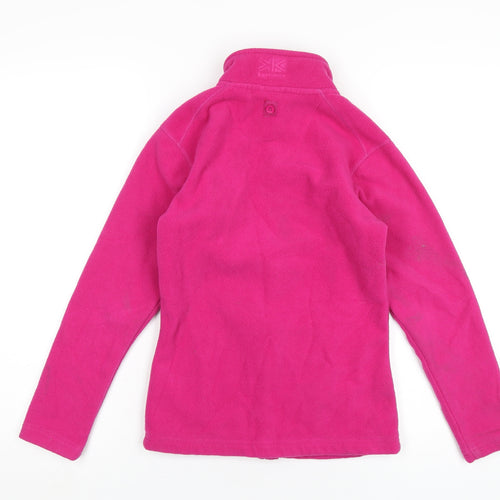 Karrimor Girls Pink Jacket Size 11-12 Years Zip