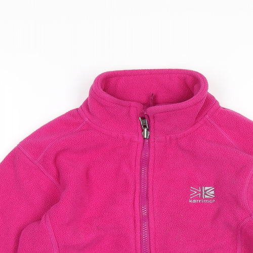 Karrimor Girls Pink Jacket Size 11-12 Years Zip