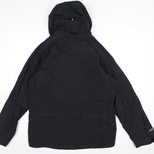 Berghaus Mens Black Rain Coat Coat Size L Zip