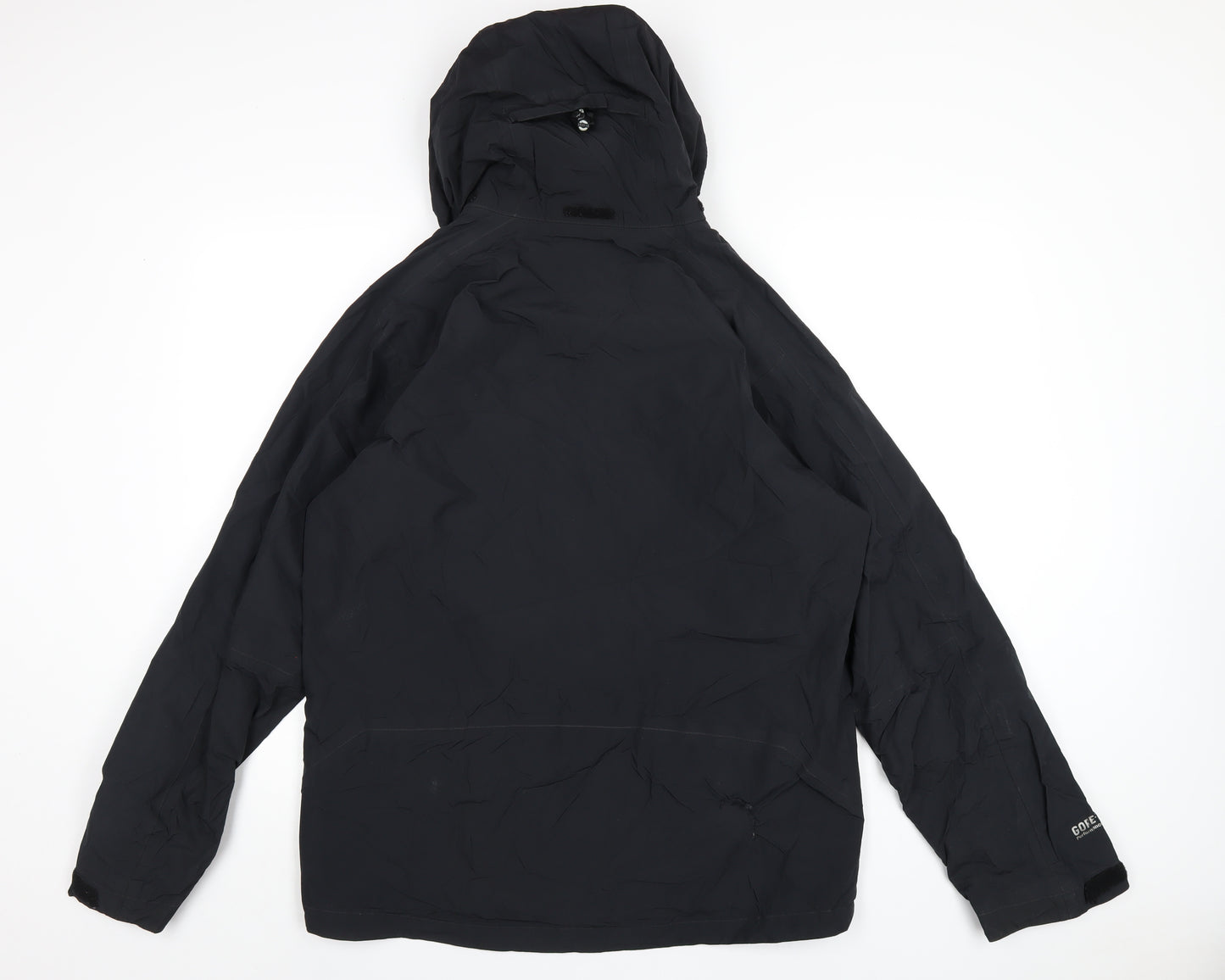 Berghaus Mens Black Rain Coat Coat Size L Zip