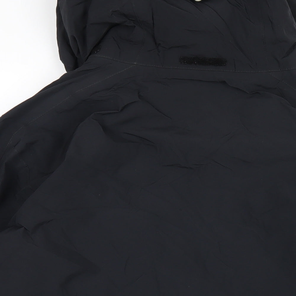 Berghaus Mens Black Rain Coat Coat Size L Zip